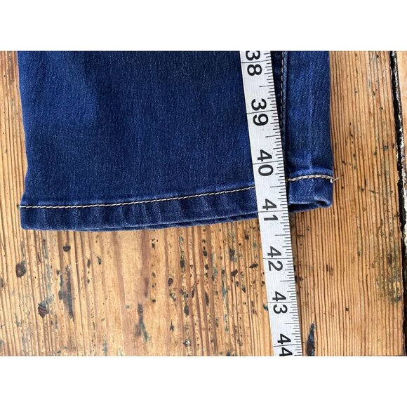 VIP Jeans Womens Blue Distressed Skinny Jeans 17/18 Premium Cotton Blend Stretch - Picture 7 of 7